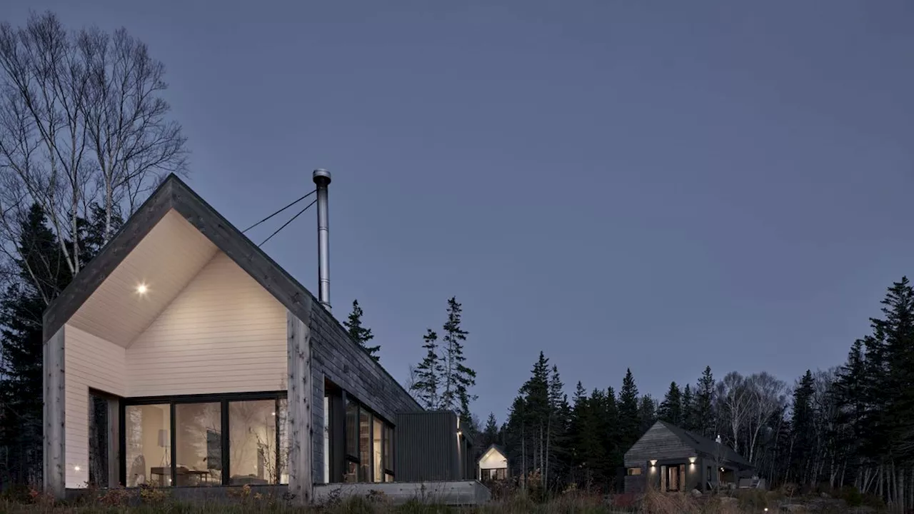 A far-flung Nova Scotia retreat is a minimalist prefab exploration