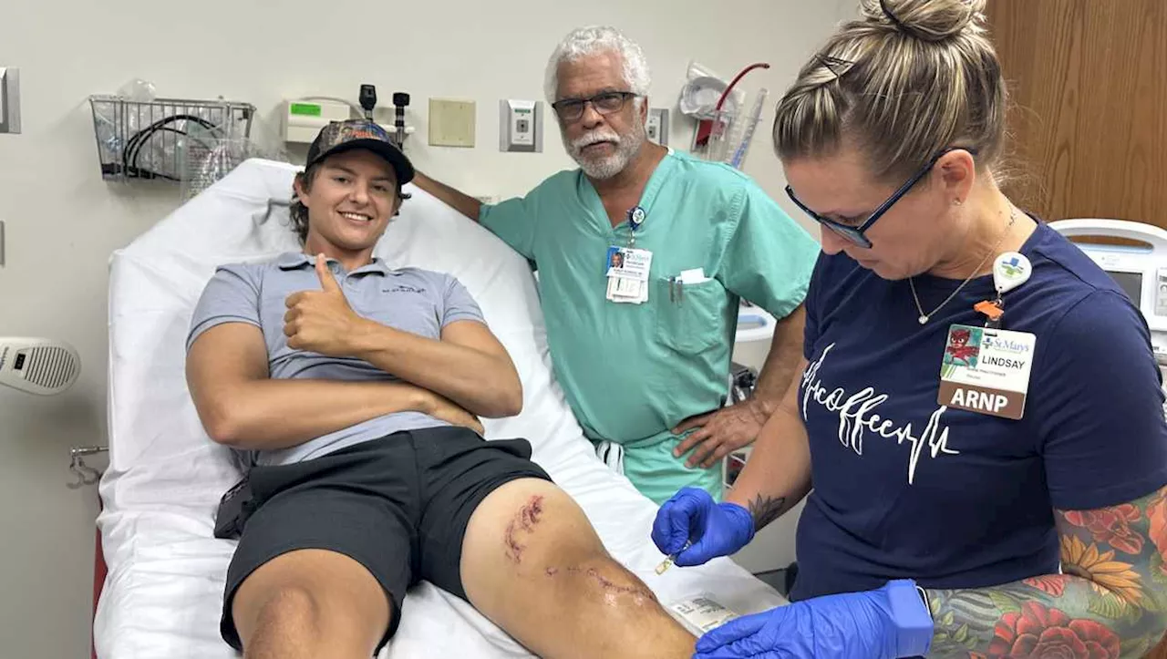 Man shares story of survival after being bitten by Caribbean reef sharks in Bahamas