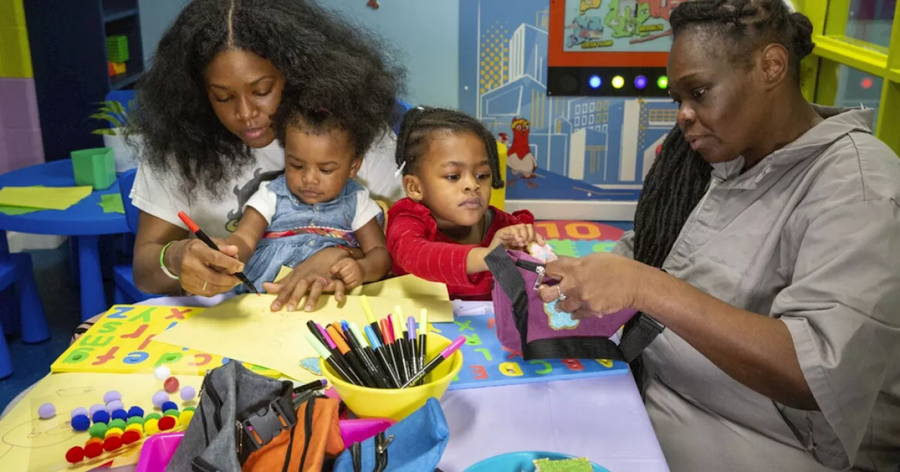 New York's Rikers Island jail gets a kid-friendly visitation room for Mother's Day