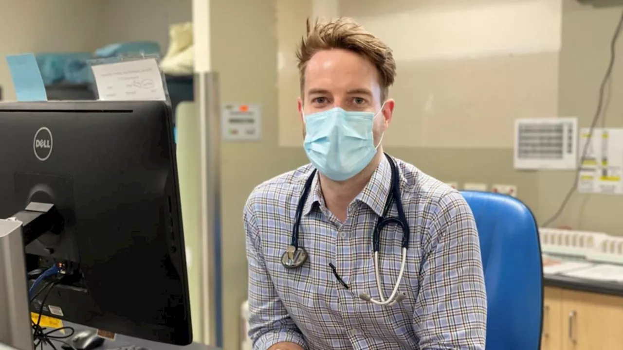 Geoff was refereeing a basketball game before he was rushed in for open-heart surgery