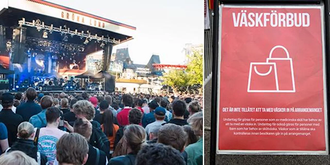 Väskförbud på Gröna Lund i sommar