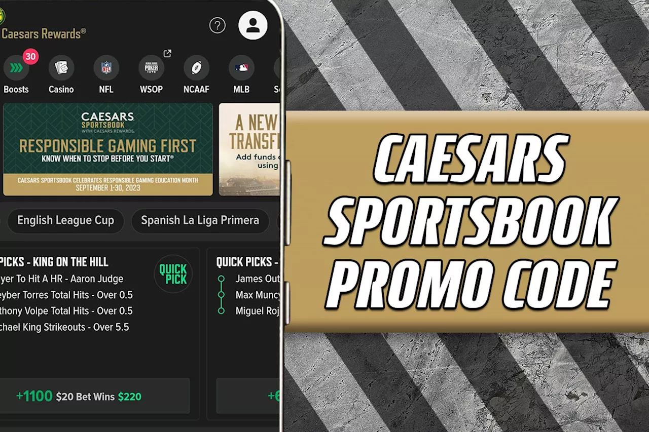 Caesars Sportsbook promo code AMNY81000: Get $1k Sunday bet for MLB, NBA, NHL games