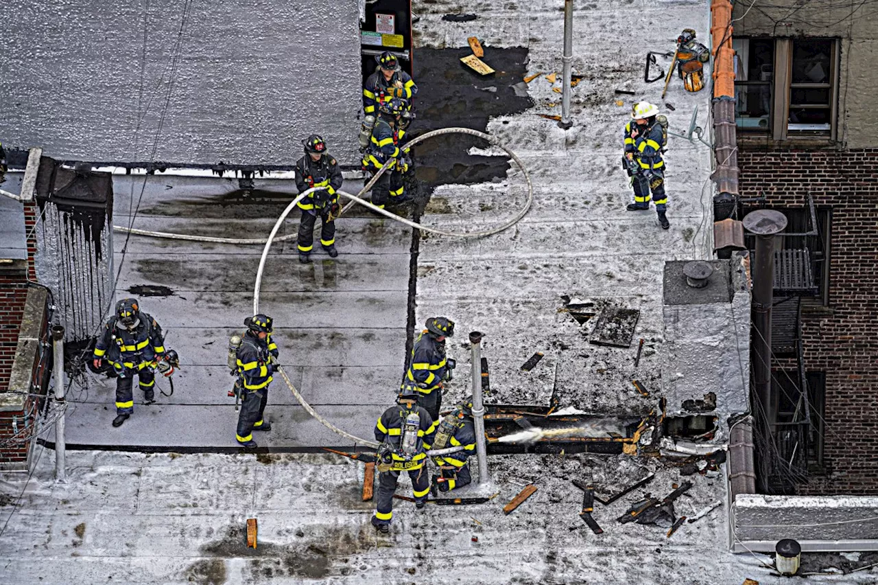 Mother's Day Harlem fire rips through apartment building, injures three residents: FDNY