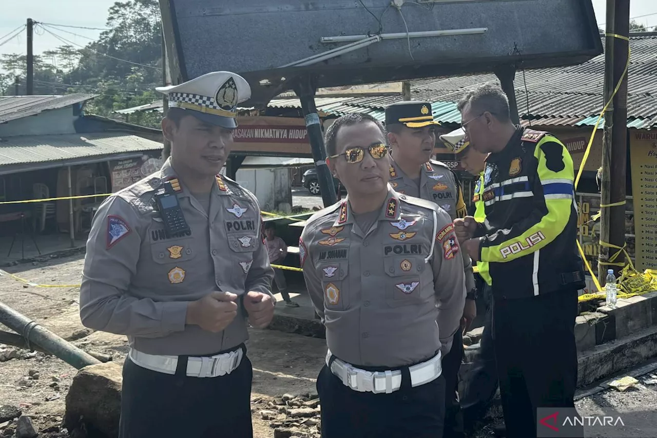 Polri: TKP bus terguling di Ciater merupakan jalur rawan kecelakaan