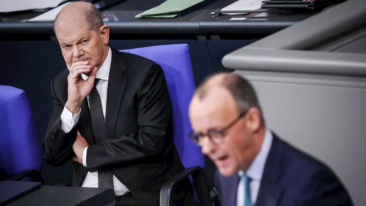 Scholz hätte gern Merz als Unions-Kanzlerkandidat