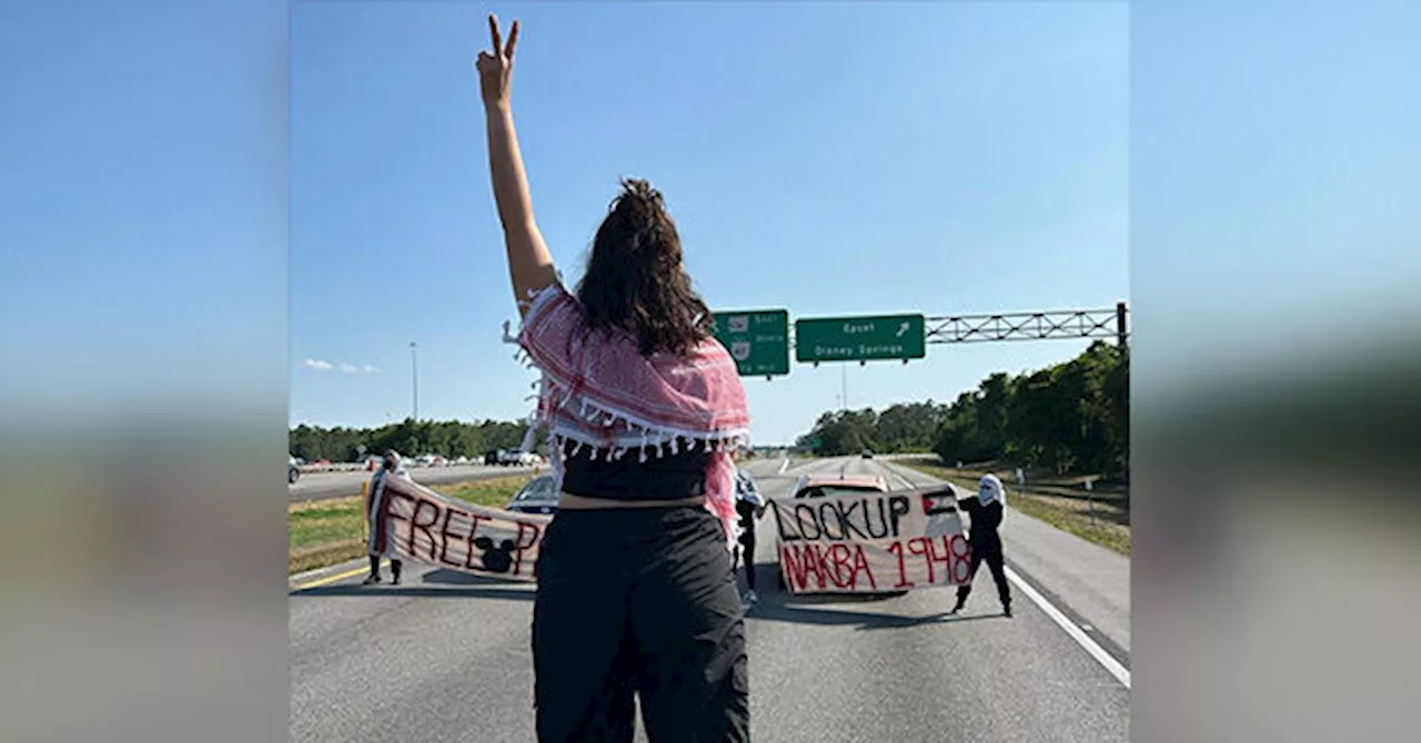 WATCH: Anti-Israel ‘Queers for Palestine’ Protesters Block Access to Disney World in Florida