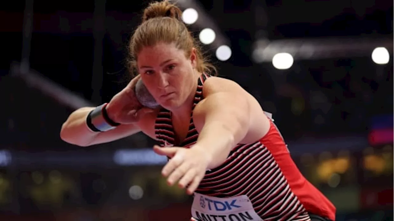 Sarah Mitton sets new Canadian shot put record with world-leading throw