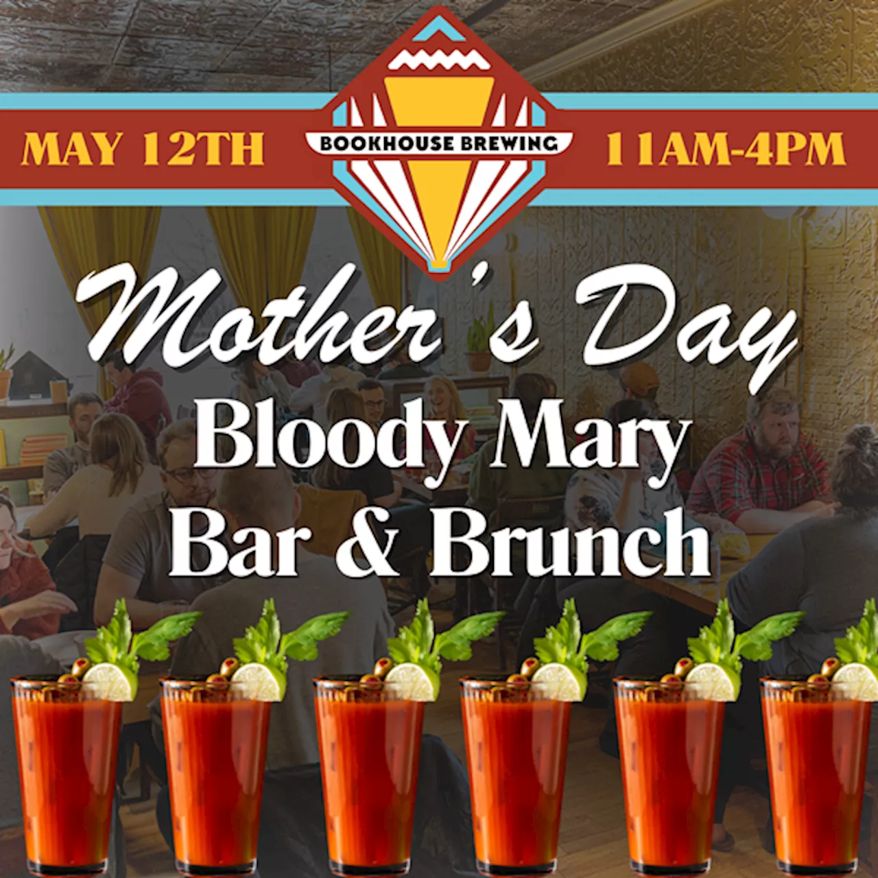 Bookhouse Brewing Bloody Mary Bar and Brunch