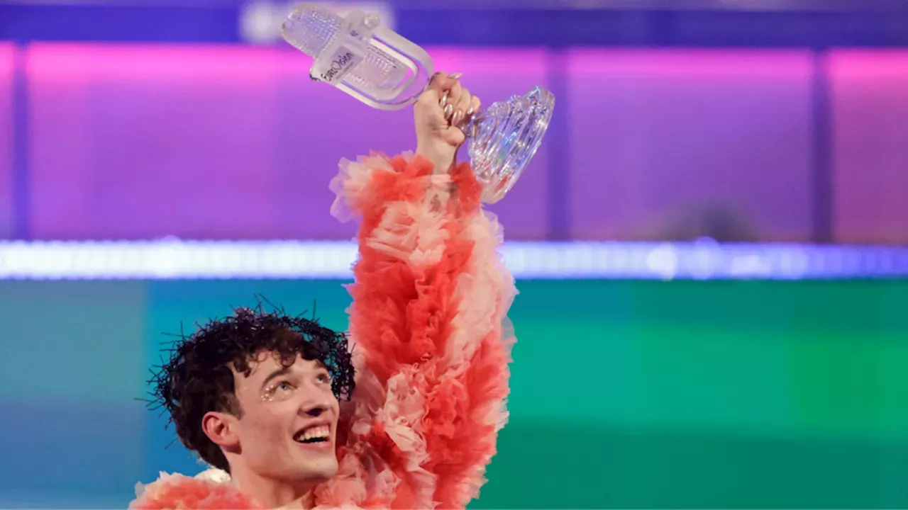 Trophée Eurovision 2024 le gagnant du concours casse le trophée quelques minutes après sa