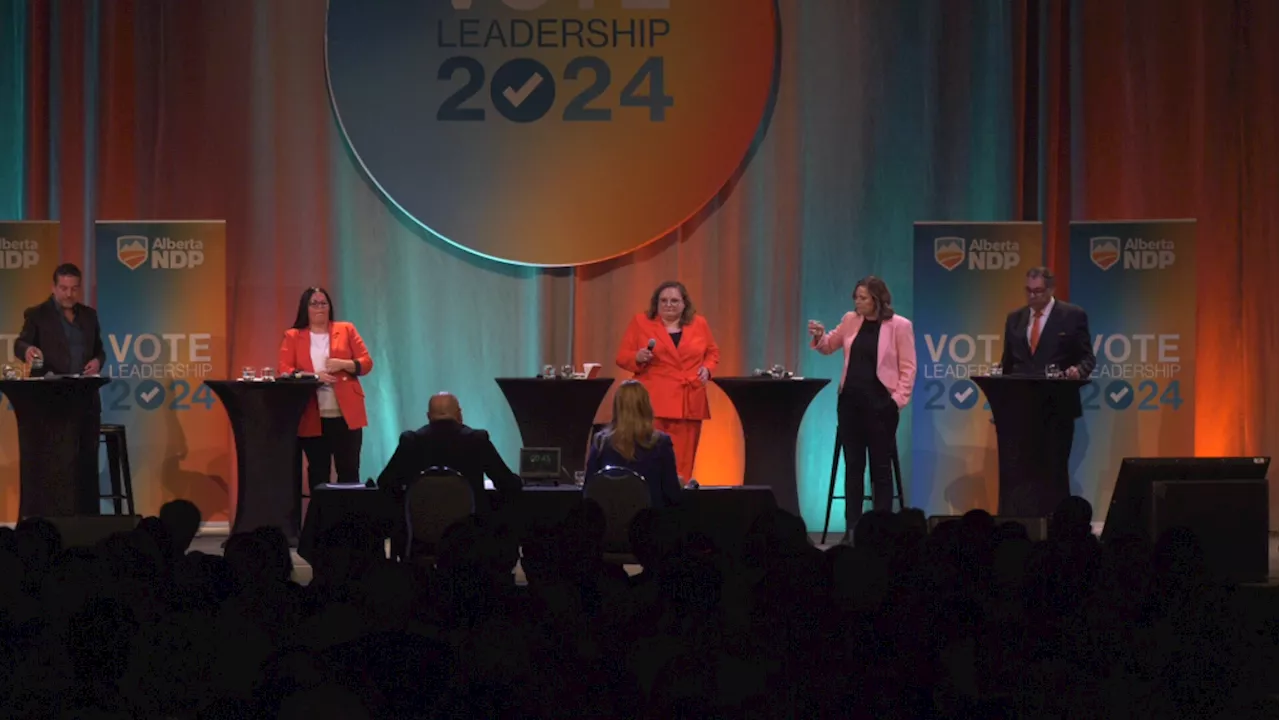Candidates seeking NDP leadership square-off in Calgary debate