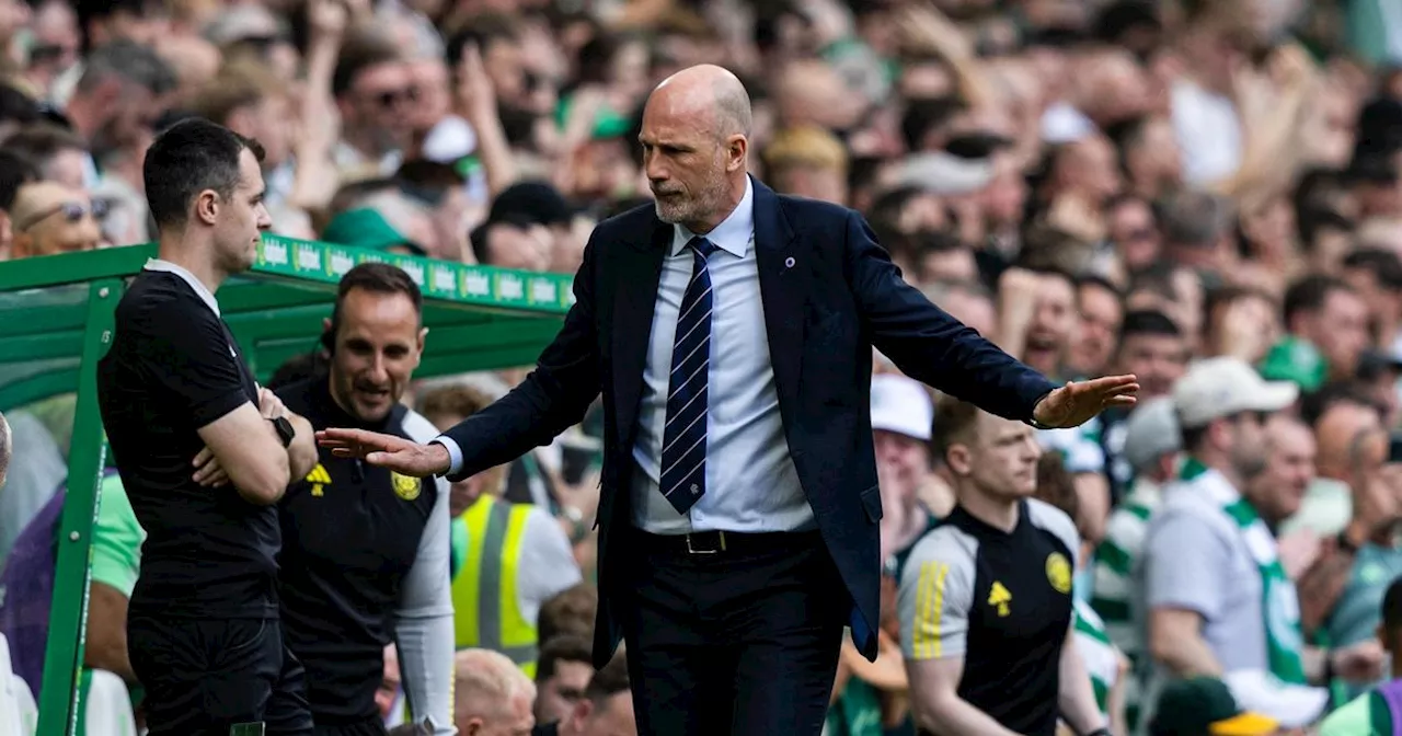 Philippe Clement taunted by Celtic Tv commentary in Rangers 'moral victory' jab