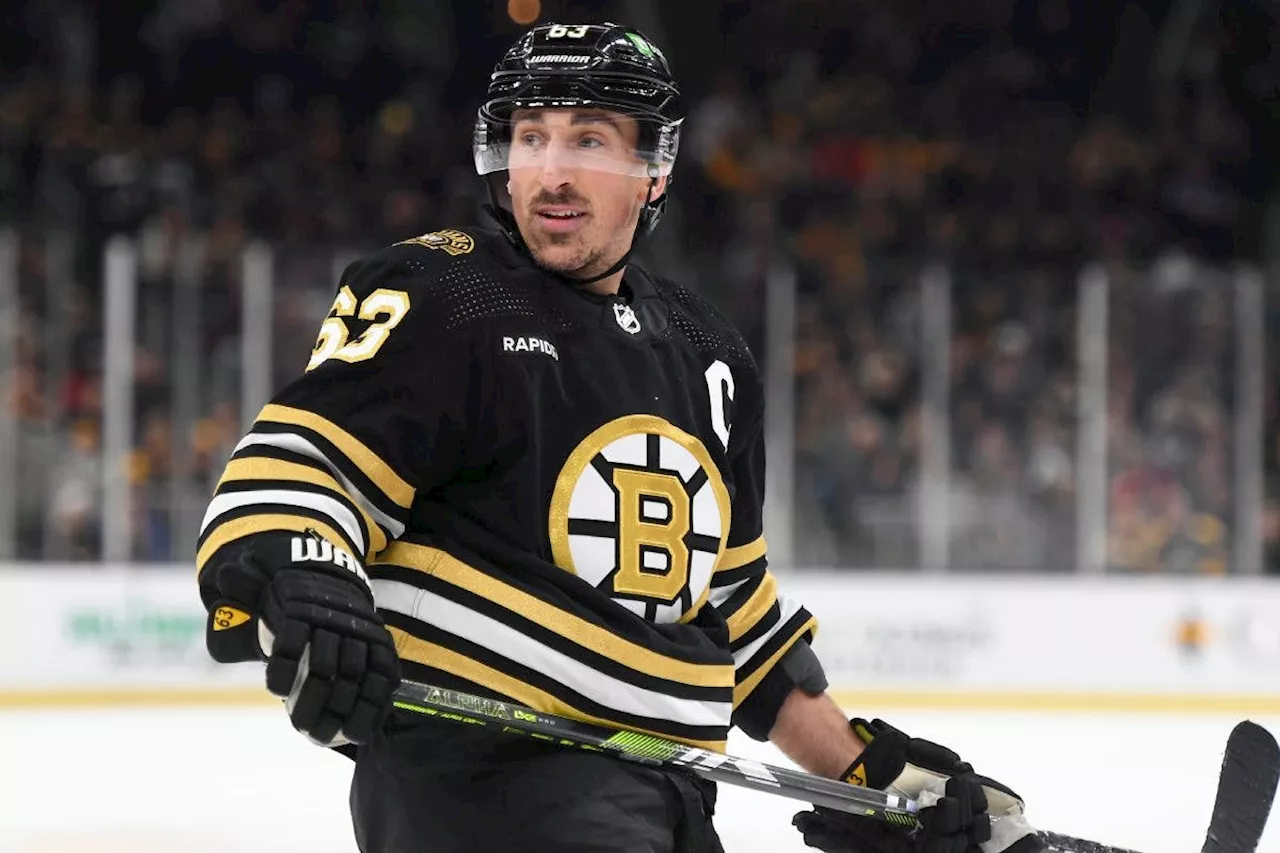 Bruins’ Marchand to miss Game 4 against Panthers with upper-body injury