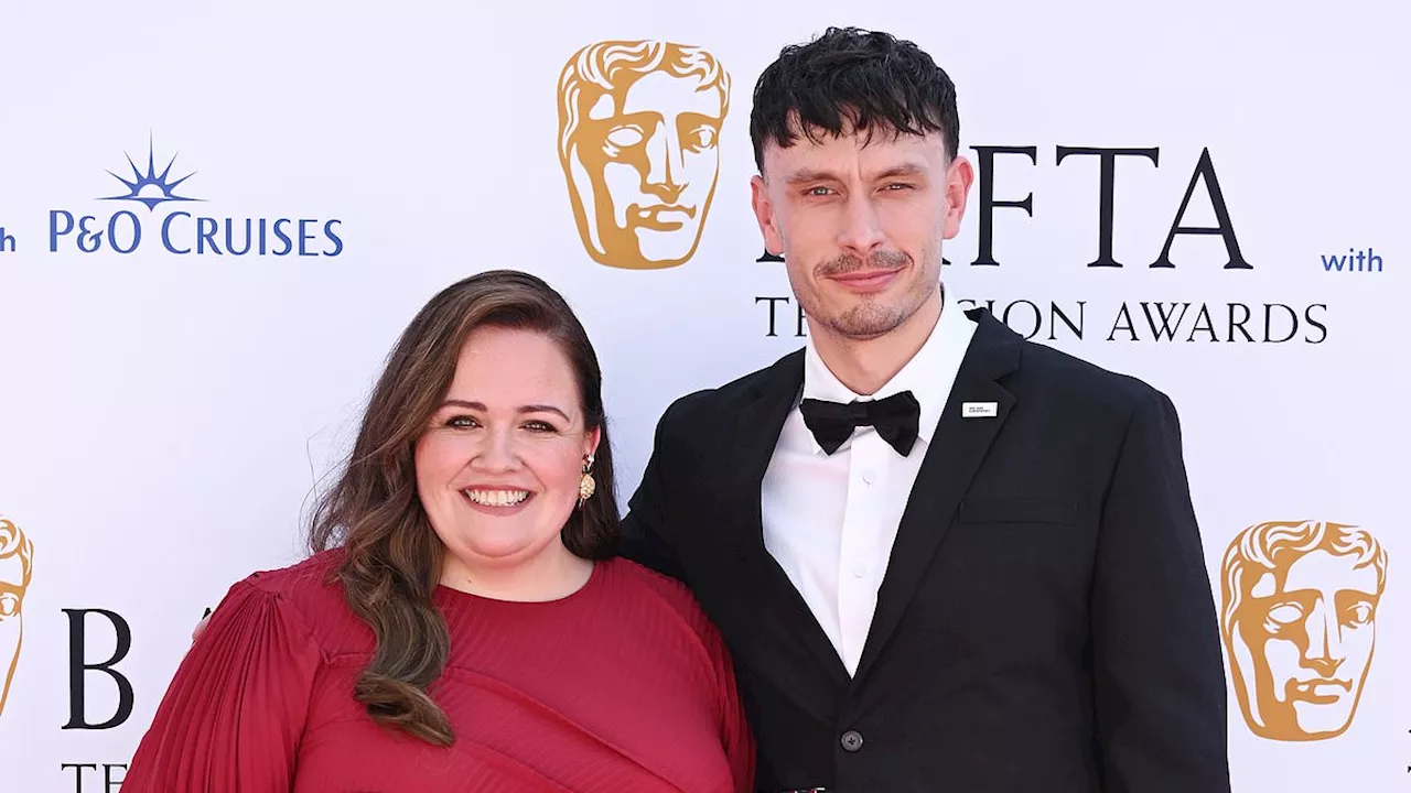 Baby Reindeer 'stalker' Jessica Gunning joins dapper co-star Richard Gadd at the BAFTA Television...