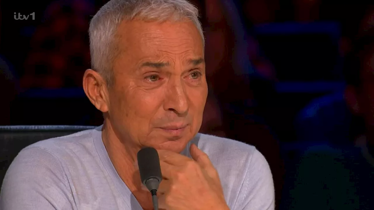 Britain's Got Talent fans beg someone to give Bruno Tonioli a hug as he breaks down in floods of...