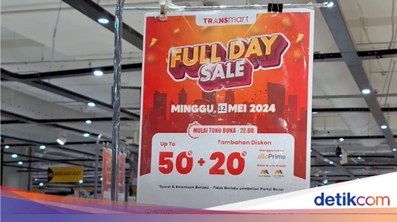 Belanja Sabun-Susu Banyak Diskonnya di Transmart Full Day Sale!