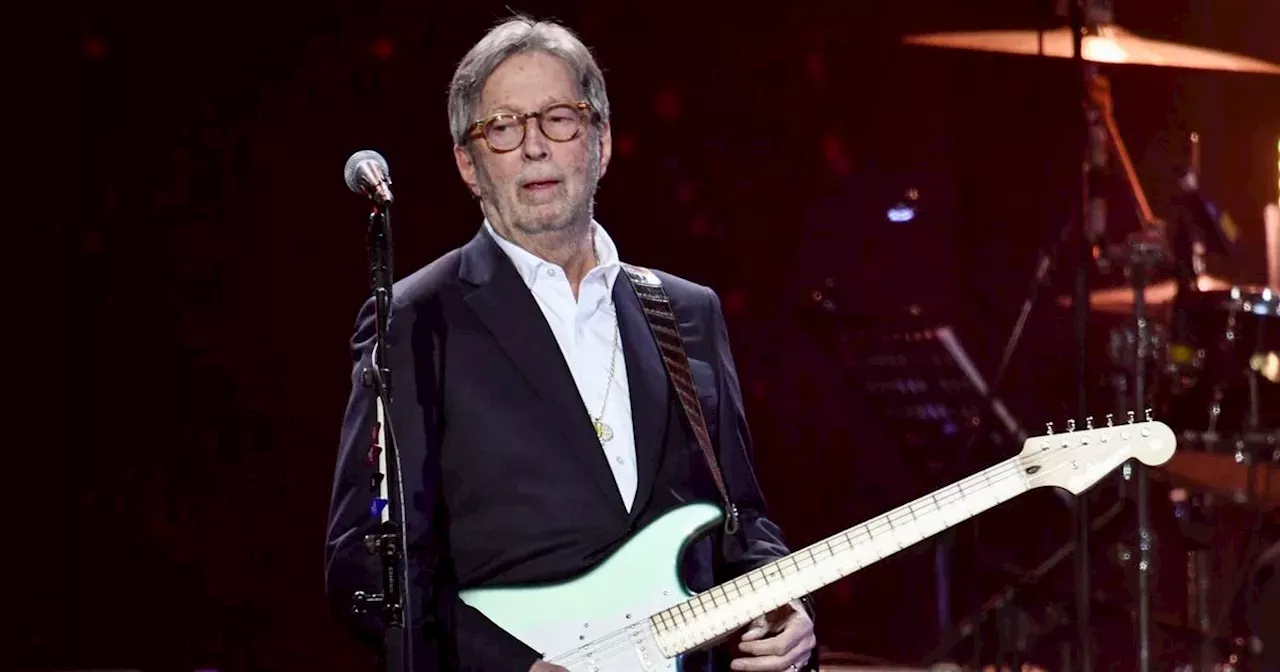 Eric Clapton says 'for Jurgen' as fans sing at M&S Bank Arena