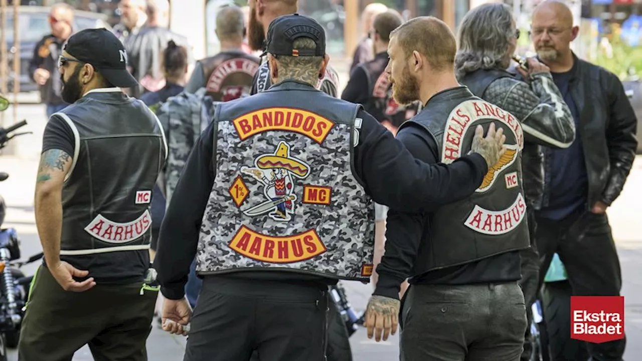 Se alle billederne: HA og Bandidos skulder ved skulder ved demonstration