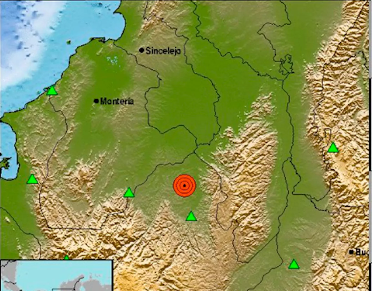 Temblor con epicentro en Caucasia sacudió parte de Antioquia este sábado, ¿lo sintió?