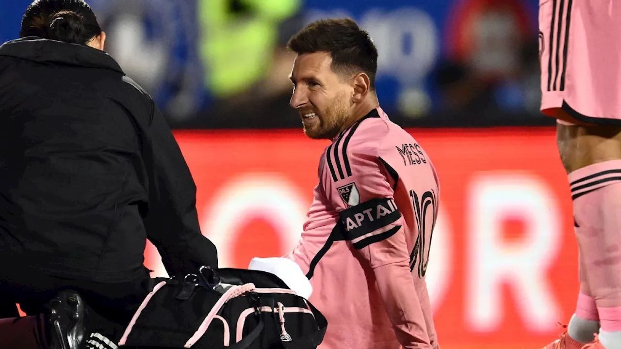 Messi é 'pego' por nova regra da MLS e fica 2 minutos fora do campo