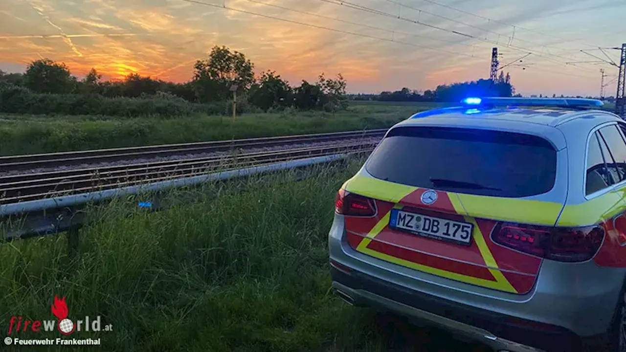 D: Evakuierung von 410 Fahrgästen nach Zugunfall in Bobenheim-Roxheim