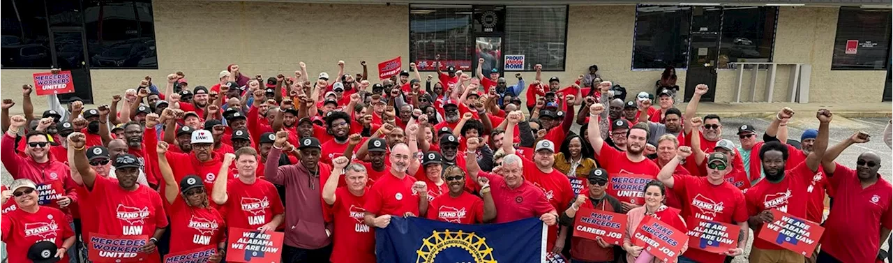 UAW Hopes To Expand Its Ranks As Alabama Mercedes-Benz Workers Vote On Union Membership