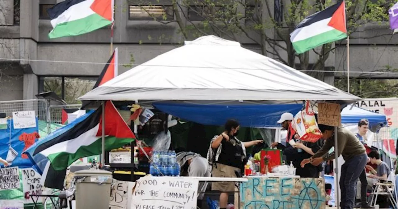 New pro-Palestinian encampment at Université du Québec à Montréal, organizers say