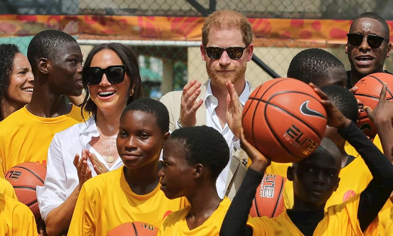 Prince Harry and Meghan watch street-style dances in Lagos