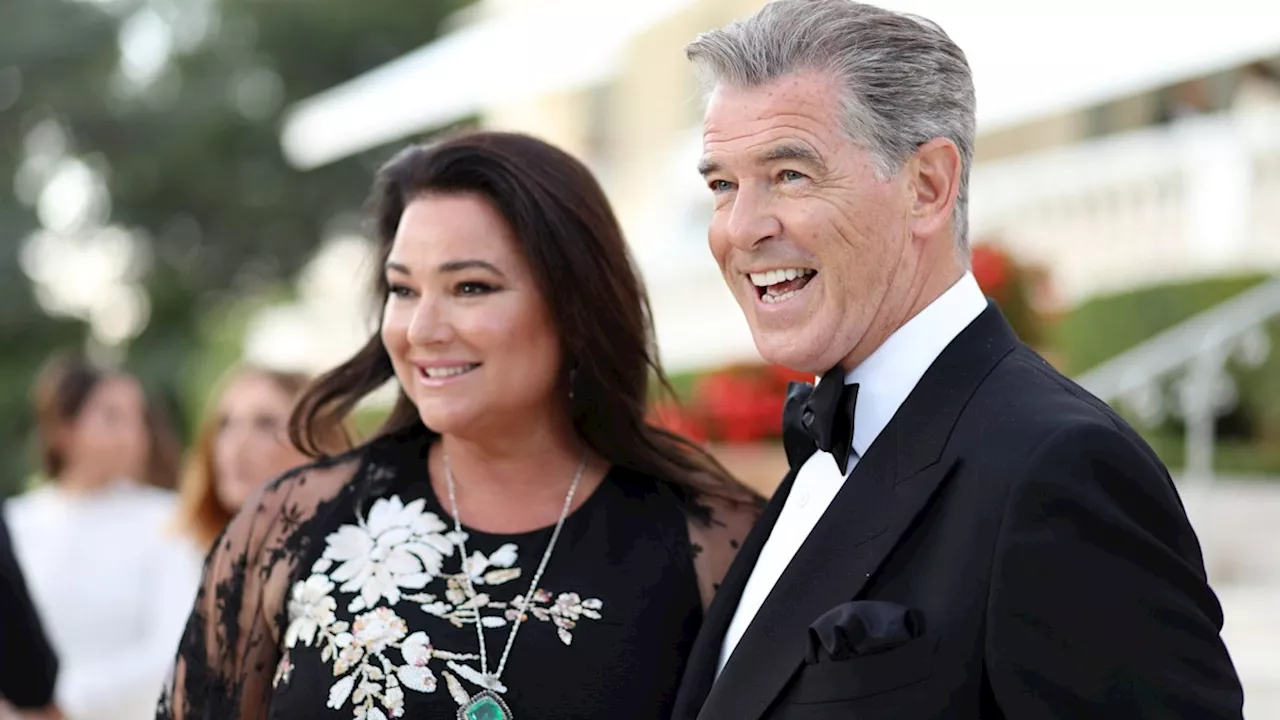 Pierce Brosnan's wife Keely Shaye dotes on sons Dylan and Paris in radiant throwback photos