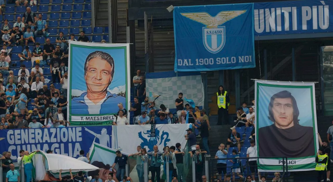 Lazio, all'Olimpico la festa per la Banda Maestrelli: gli eroi dello scudetto del '74