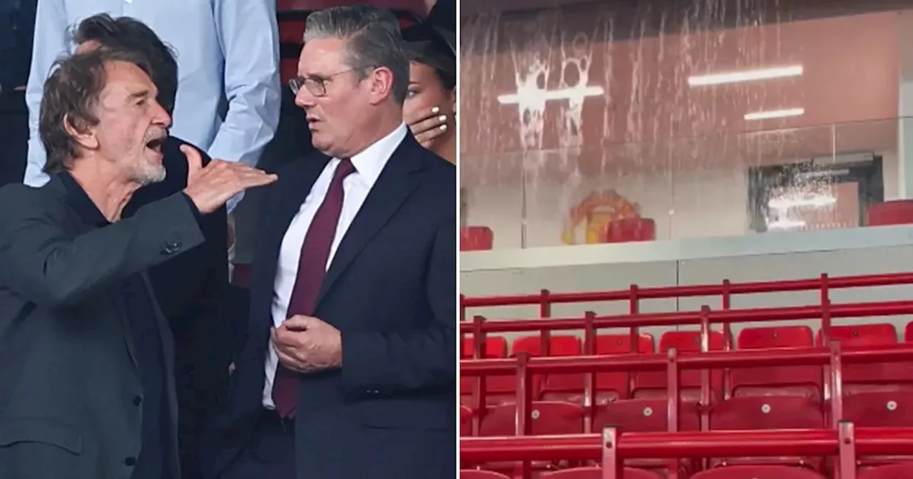 Keir Starmer treated to Old Trafford flooding after stadium talks with Ratcliffe