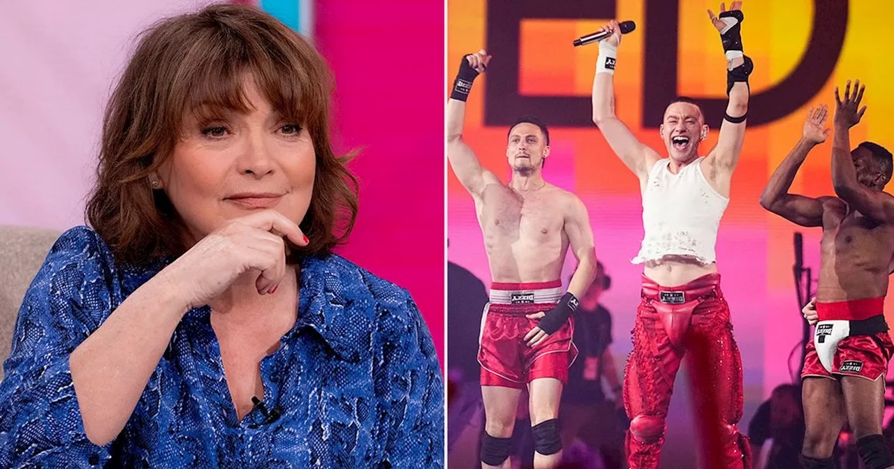 Lorraine Kelly defends Olly Alexander as he stays silent after Eurovision blow