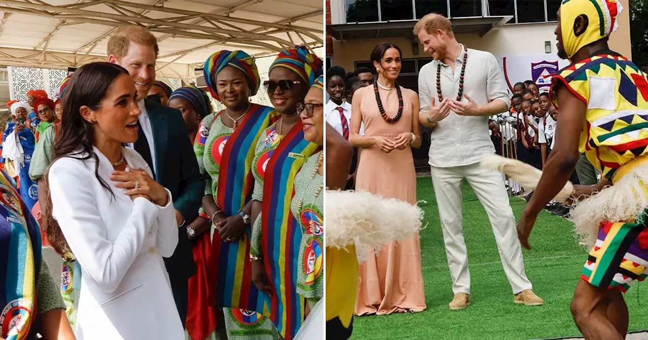 Meghan Markle brands Nigeria 'my country' as she visits with Harry