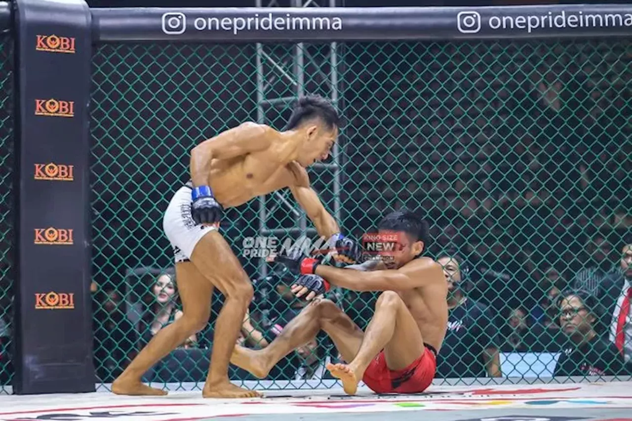 Charles Ebu Juara Baru, Berkat Perjuangan Habis-habisan dalam One Pride MMA 78