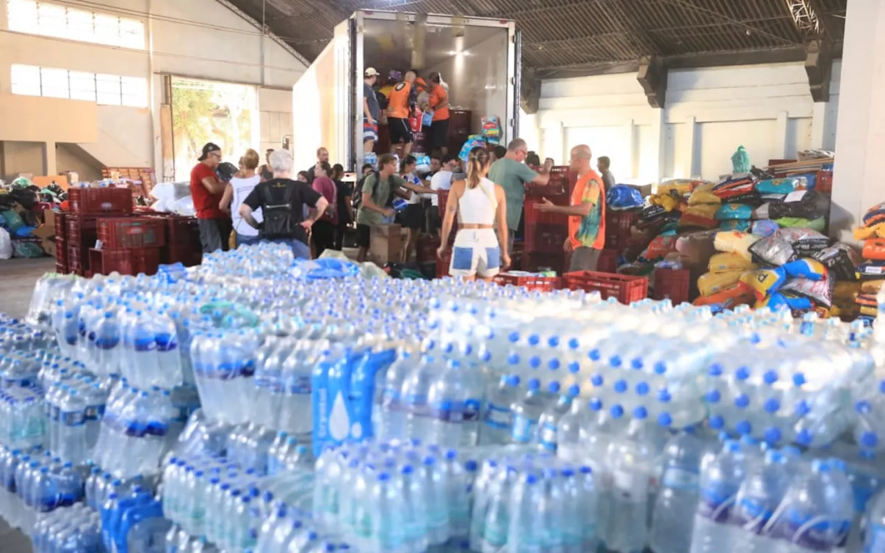 Defesa Civil se une à loja Eskimó e recolhe doações para o Rio Grande do Sul