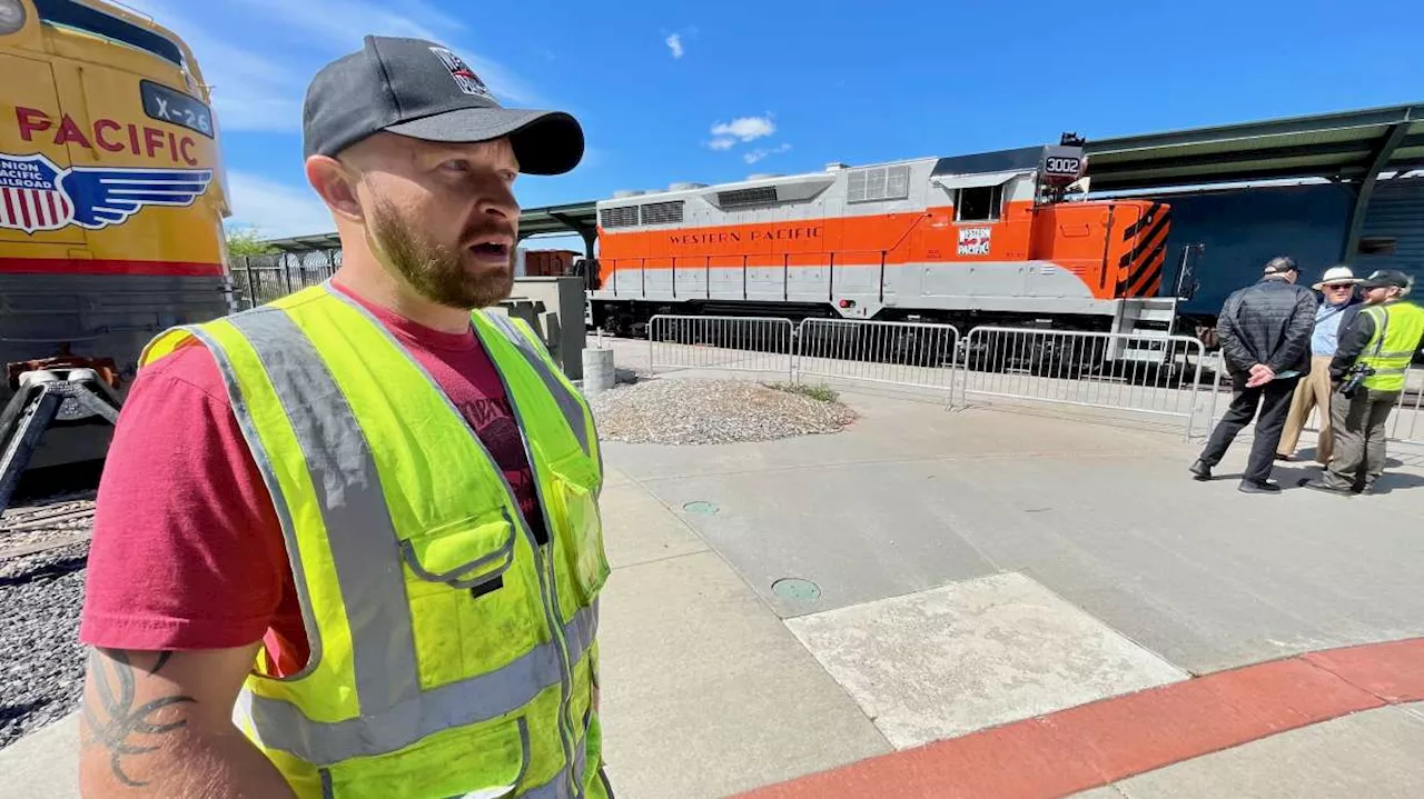 Utah railroad museum gets Western Pacific engine; Merci boxcar getting rehabbed