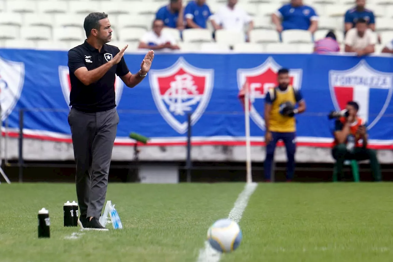 Artur Jorge analisa empate do Botafogo com Fortaleza: ‘Mal menor’