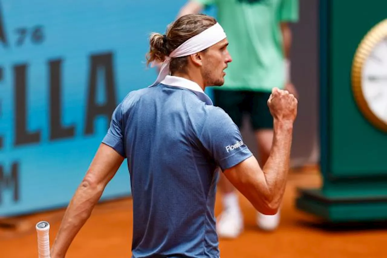 Alexander Zverev s'en sort face à Luciano Darderi et se qualifie pour les 8es de finale du Masters 1000 de ...