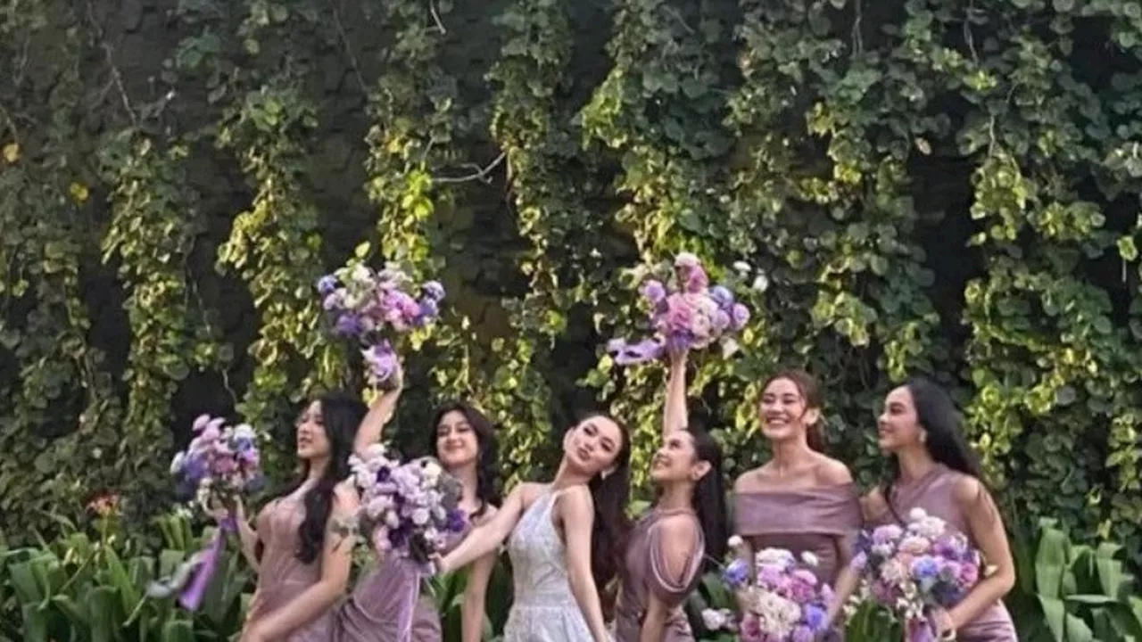 Adu Gaya Bridesmaid Mahalini dari Tiara Andini hingga Lyodra yang Curi Perhatian