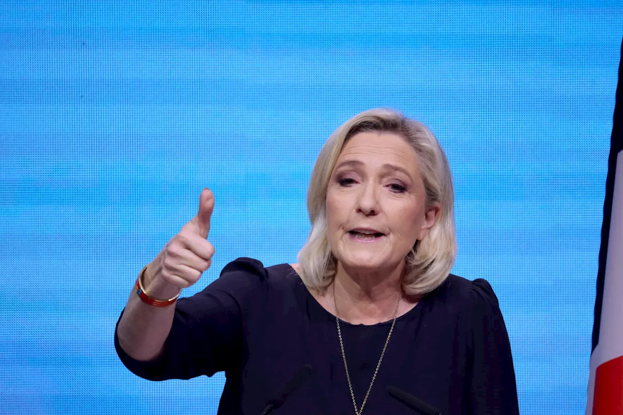 Européennes 2024 : Marine Le Pen « toujours partante » pour un débat avec Emmanuel Macron