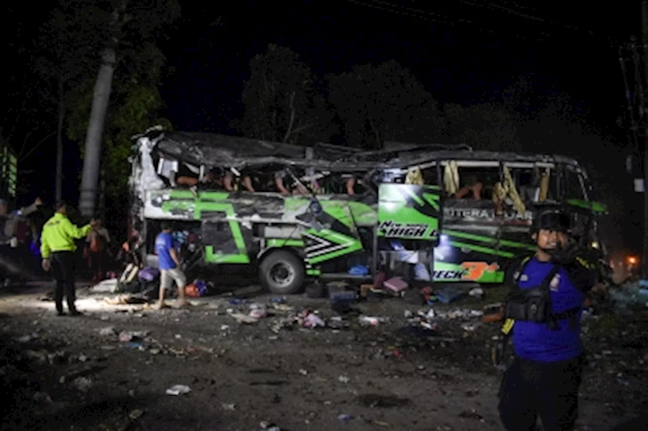 Indonesia school bus crash kills 11, dozens injured