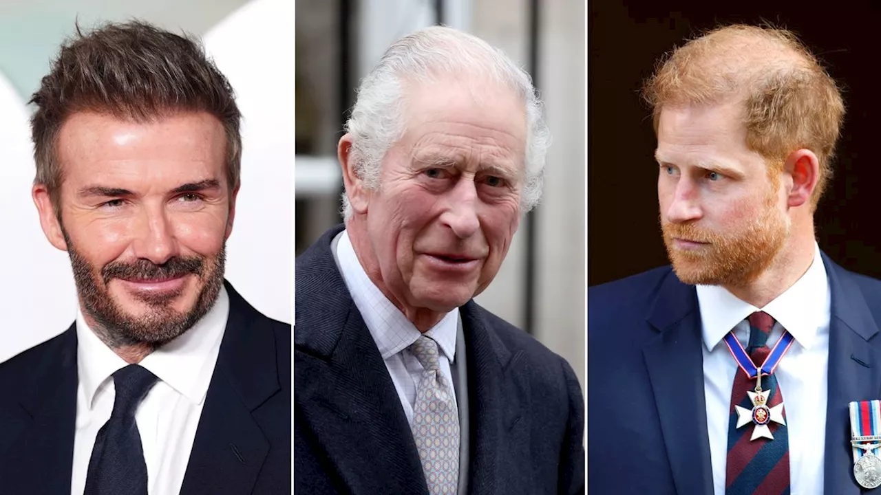 King Charles Meets With David Beckham After Declining to Spend Time With His Son Prince Harry