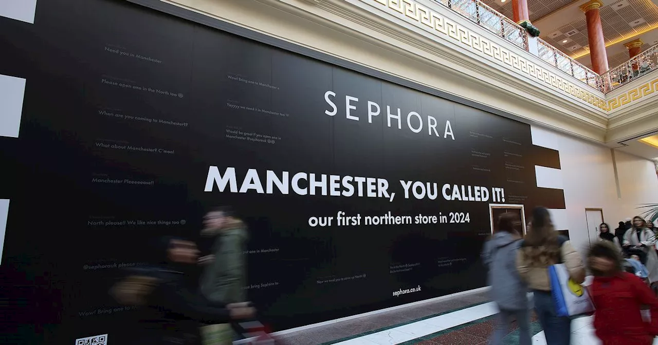 Sephora gives exclusive treat to first 500 shoppers at new Trafford Centre store