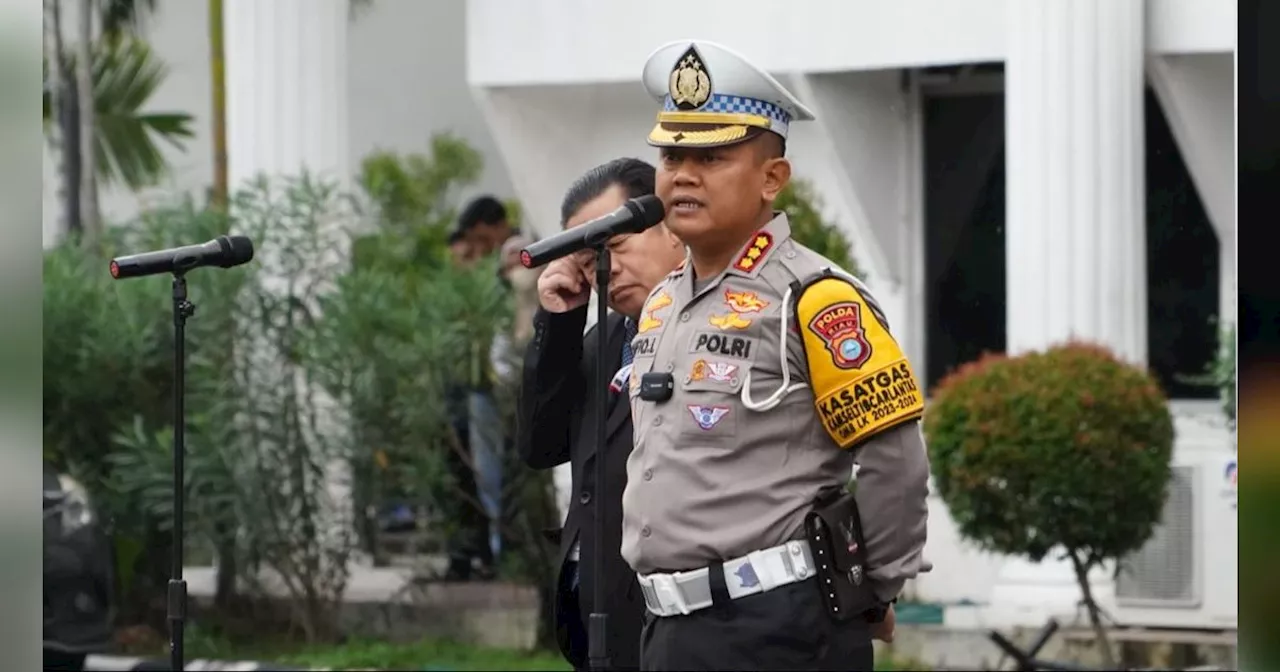 Kerja Keras Polisi Lalu Lintas di Riau Amankan Arus Mudik Lebaran Diganjar Penghargaan