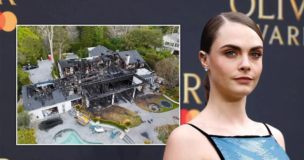 Cara Delevingne begins demolition on mansion after devastating fire