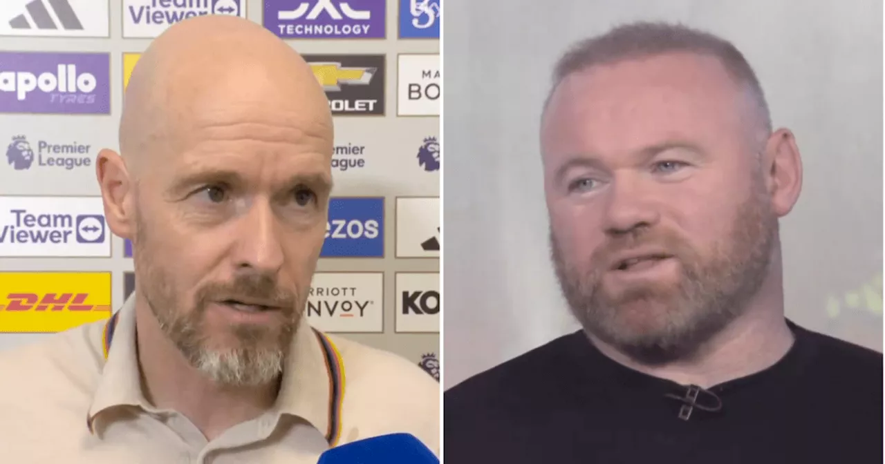 Erik ten Hag aimed 'massive insult' at Man Utd stars after Arsenal loss, says Wayne Rooney