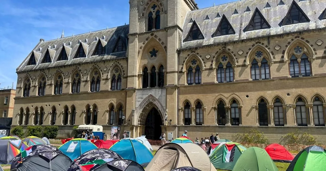 Oxford locals rally around student pro-Palestine encampment