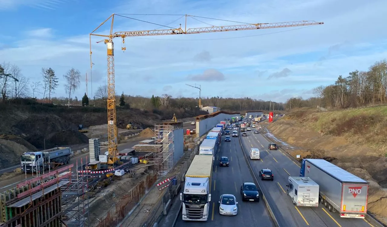 Achtung, Autofahrer: Jetzt wird zwei Wochen lang es rund um die A7 eng