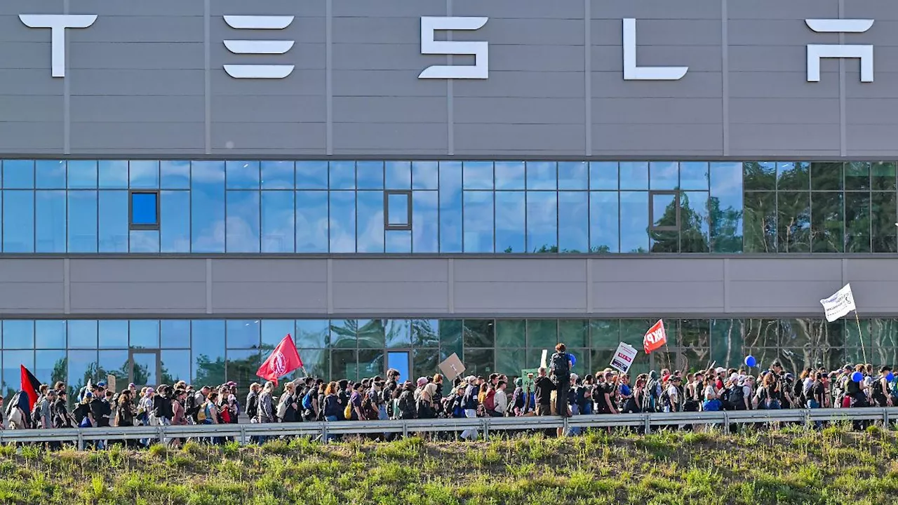 Berlin & Brandenburg: Aktionswoche gegen Tesla geht zu Ende