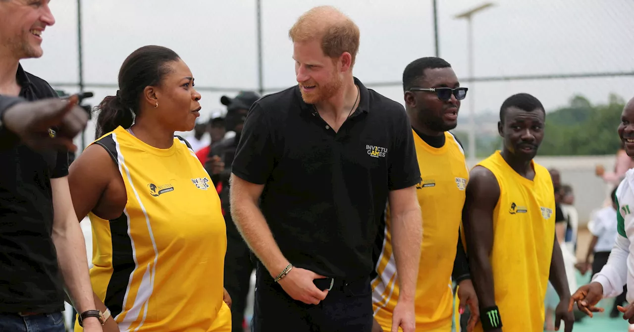 In Nigeria, Prince Harry speaks of 'brave souls' losing lives in conflict