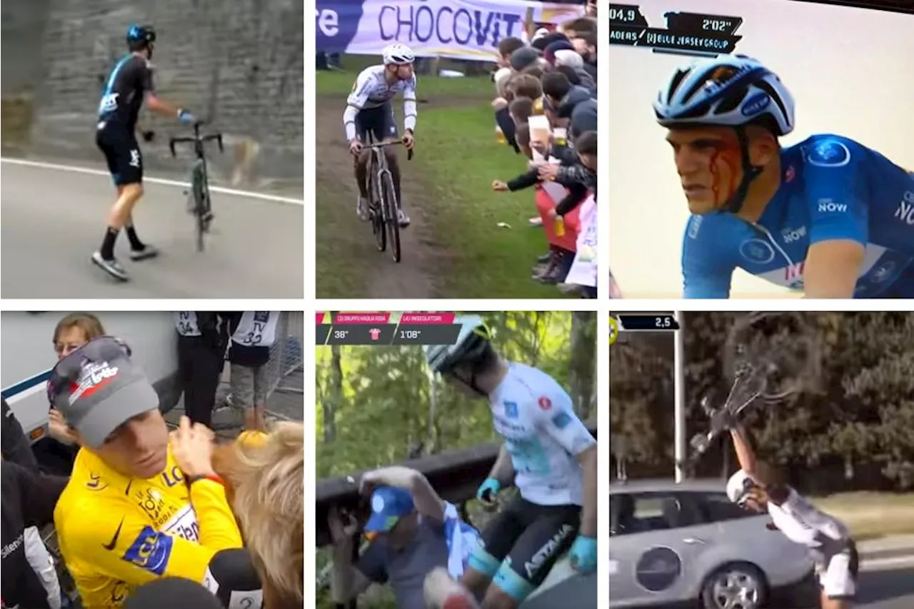 Cyclists behaving badly — times when the pros lost the plot